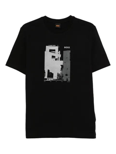 BOSS graphic print T-shirt Black 50556007