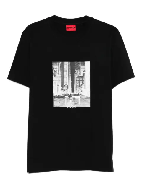 HUGO graphic T-Shirt Black 50553755