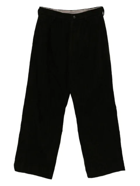 Ziggy Chen textured trousers Black 0M2530552