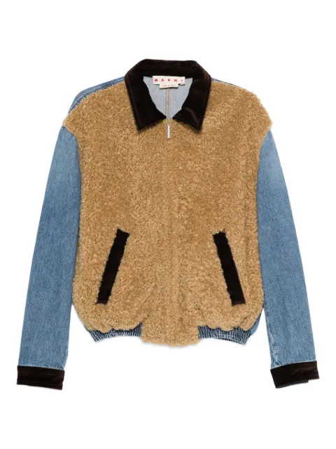 Marni zip-up jacket Brown JUJU0051MQUSCY4400B96