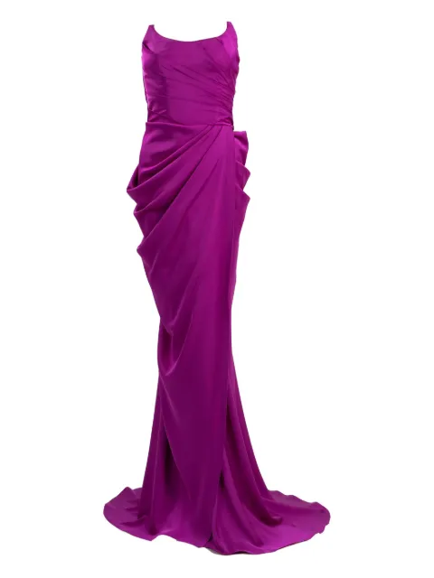 Ana Radu strapless maxi dress Purple 35201