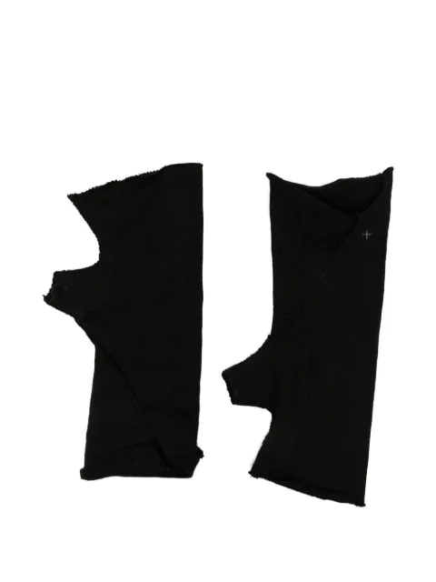 Ma+ lined fingerless gloves Black AH20JK4