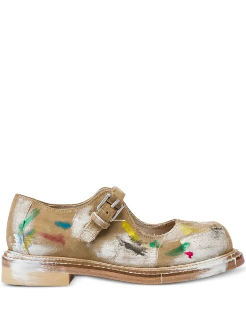Moschino Olivia suede mary jane Neutrals MA10794C1OMKB
