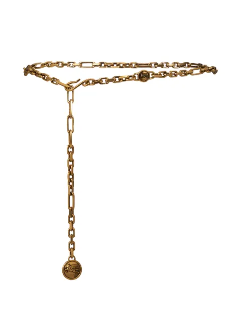 ETRO Pegaso Coins chain belt Gold WP3A0018AM066