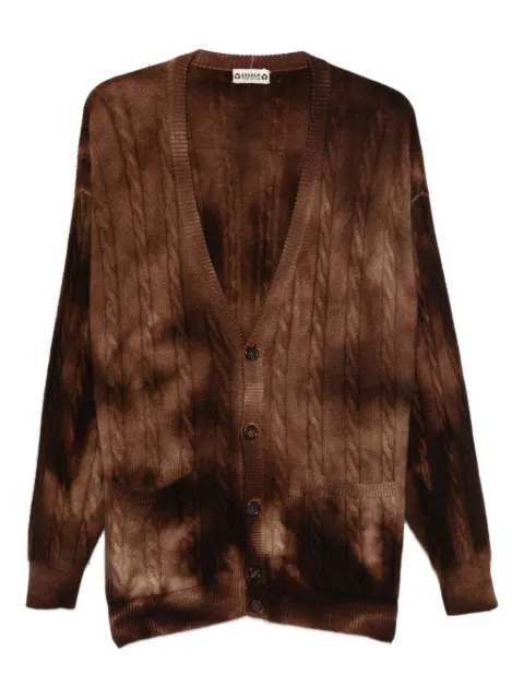 A.N.G.E.L.O. Vintage Upcycling Angelo Vintage Upcycling cable-knit pocket sweater Brown AU250UV
