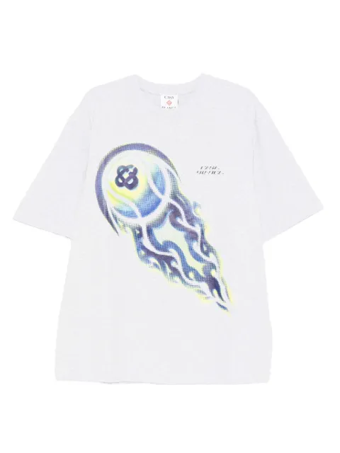 Casablanca graphic print tee T-shirt Grey MSP26JTS04402