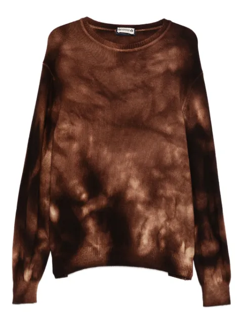 A.N.G.E.L.O. Vintage Upcycling tie-dye cashmere sweater Brown AU250UU