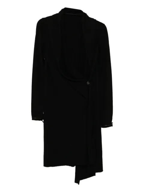 Ma+ long-sleeved dress Black CD32JK2
