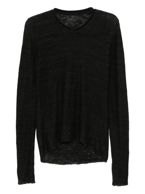 Ma+ long sleeve tight T-shirt Black T13DJLH