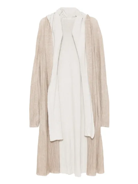 Ma+ asymmetric coat Neutrals CW35