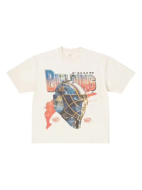 BLDG4 Flames printed T-shirt Neutrals C516308