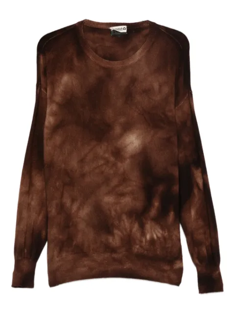 A.N.G.E.L.O. Vintage Upcycling tie-dye cashmere sweater Brown AU250UW