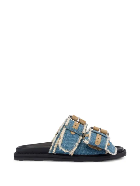 Moschino denim sandals Blue MA28253G1OMX0