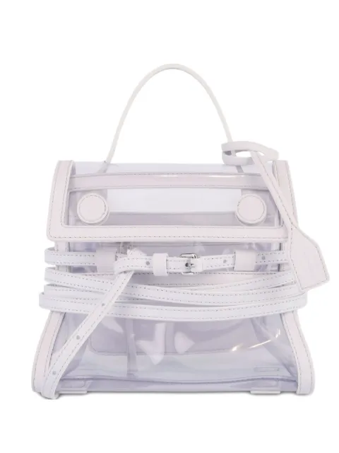 Moschino Tie Me small tote bag White MC4056PP1OOI1