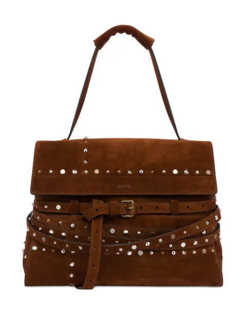 Moschino Moschino Tie Me medium shoulder bag Brown MC4054PP1OOF0