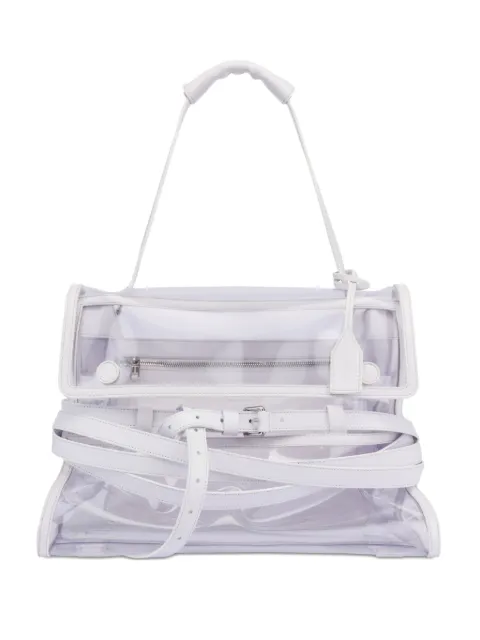 Moschino Moschino Tie Me medium shoulder bag White MC4055PP1OOI1