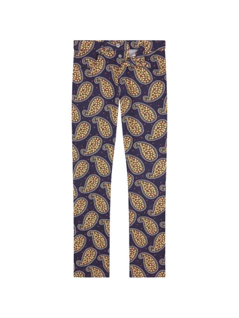 FURSAC paisley-print jeans Blue FHPJE00025