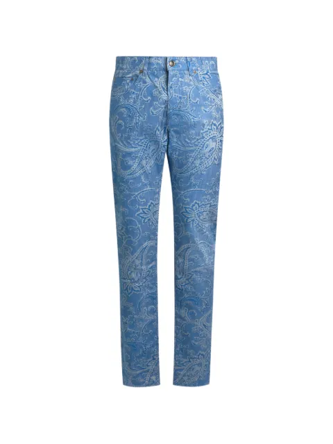 ETRO jacquard paisley denim jeans Blue MRNB000599TJEI5