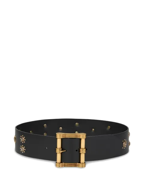 ETRO studded leather belt Black WP3B0072AE313
