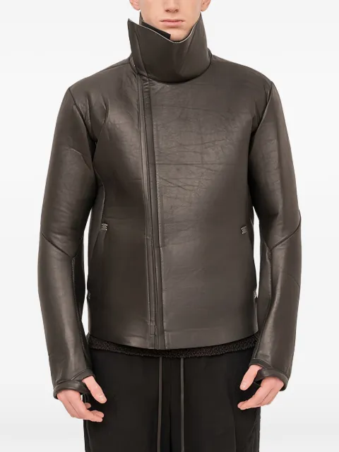 Isaac Sellam Experience Imparable high-neck zip-up jacket Black IMPARABLENEOPRENEJACKET