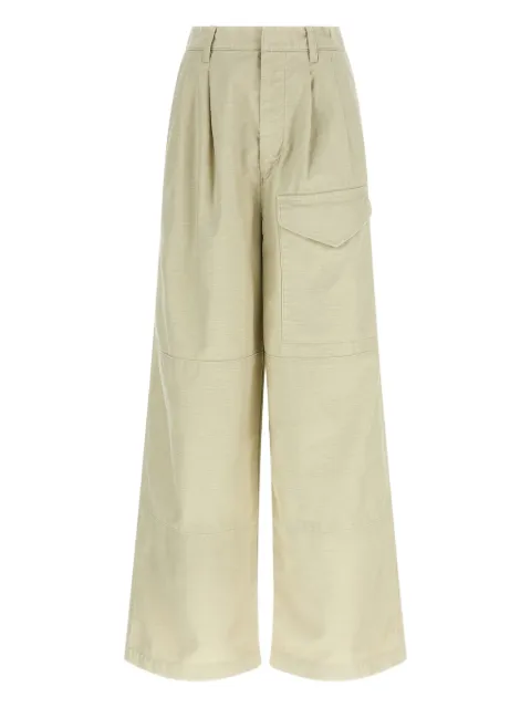 Auralee panelled trousers Neutrals A25AP02BP