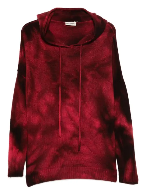A.N.G.E.L.O. Vintage Upcycling A.N.G.E.L.O. Vintage Upcycling hooded tie-dye sweater Red AU280US