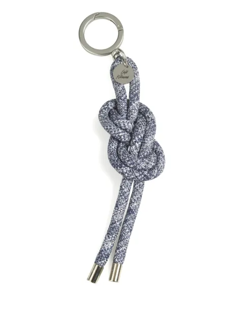 CAFÉ KITSUNÉ knot keyring Silver QU06906OF0036