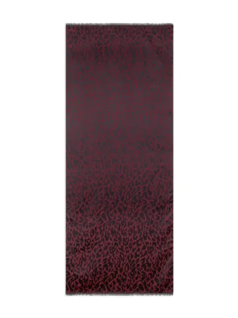 ETRO animal-pattern scarf Red MATA0068AV873