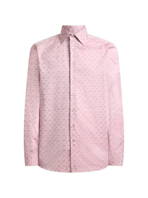 ETRO fil coupé paisley motif shirt Pink MRIB002599TJ5D0