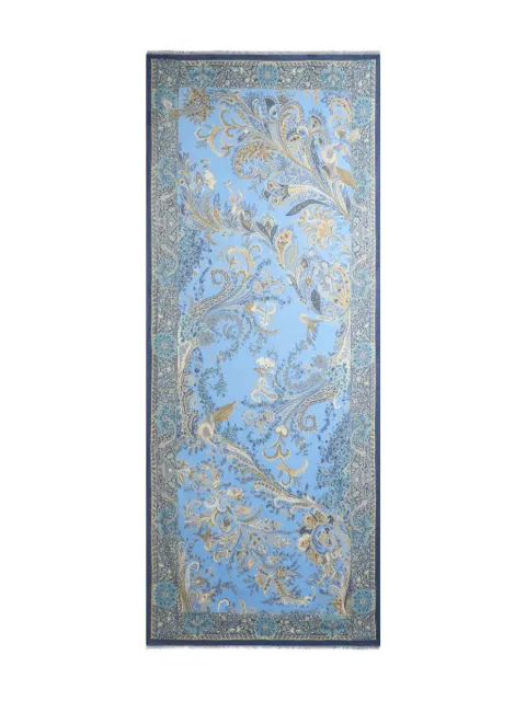 ETRO paisley-pattern scarf Blue MATA0068AKG85