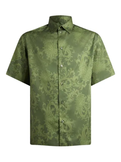 ETRO floral paisley shirt Green MRIC001199SA5R5