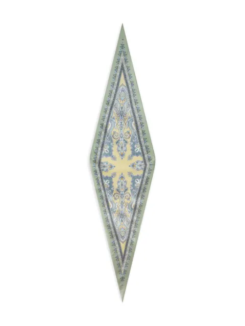 ETRO paisley-pattern scarf Green MAXA0009AKH96