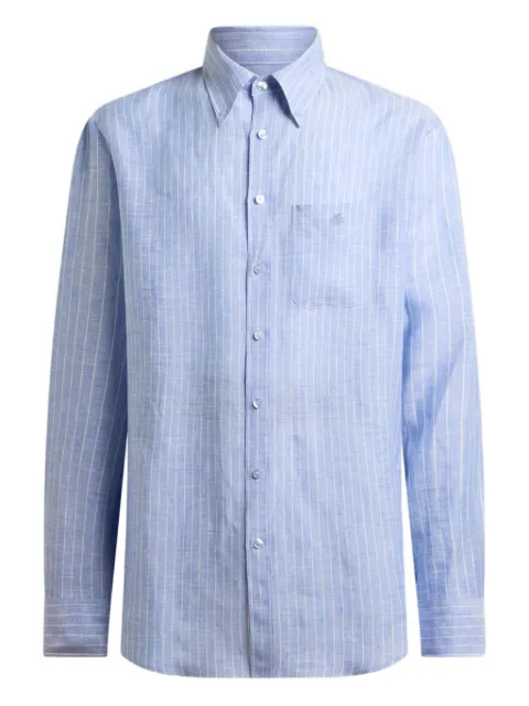 ETRO striped buttoned shirt Blue MRIB002999TB301