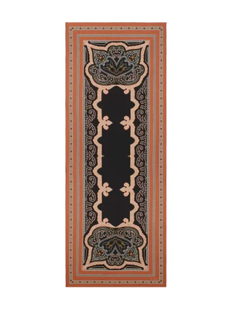 ETRO patterned scarf Black WATA0010AV861
