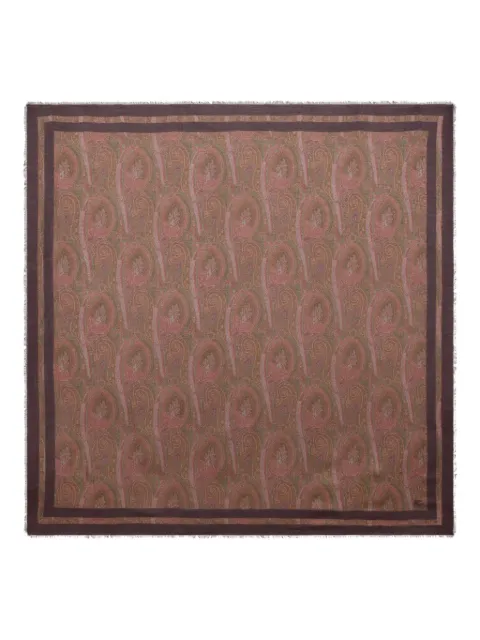 ETRO cashmere-blend scarf Brown WAYA0001AKE94