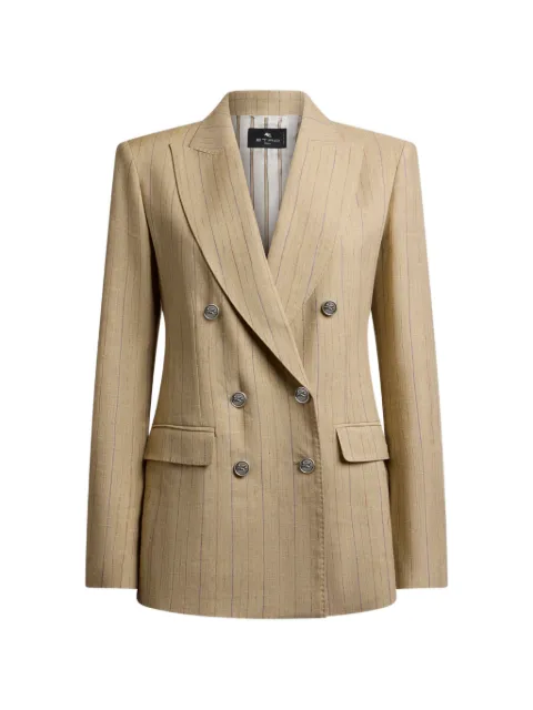 ETRO striped blazer Neutrals WRCA001099TUCI3
