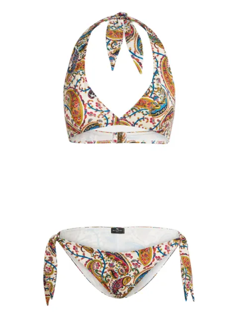 ETRO floral paisley bikini Neutrals WRPB0007AKF26