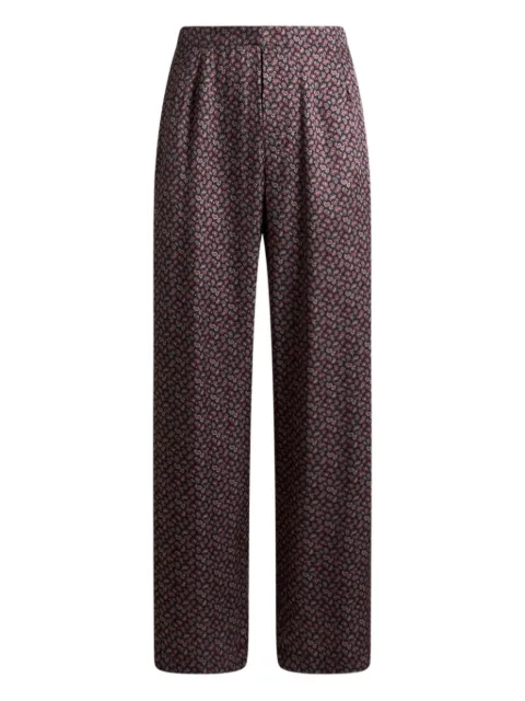 ETRO micro paisley motif trousers Blue MREA000699SA4D2