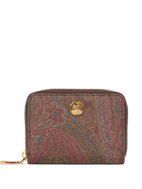 ETRO Arnica Pegaso-charm paisley wallet Brown WP2D0022AA027