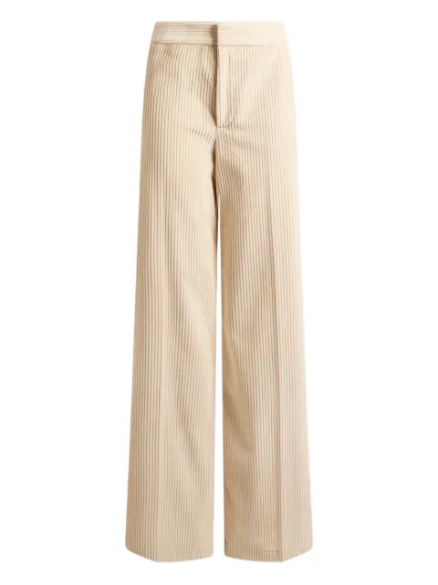ETRO wide-leg corduroy trousers Neutrals WREA005199TU5N6