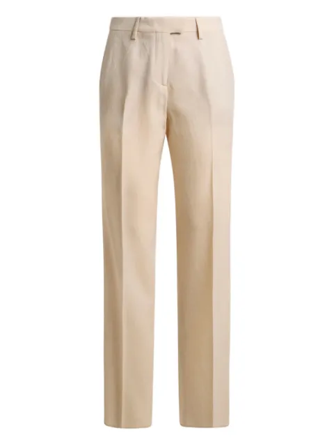 ETRO straight-leg jacquard trousers Neutrals WREA000199TJ260