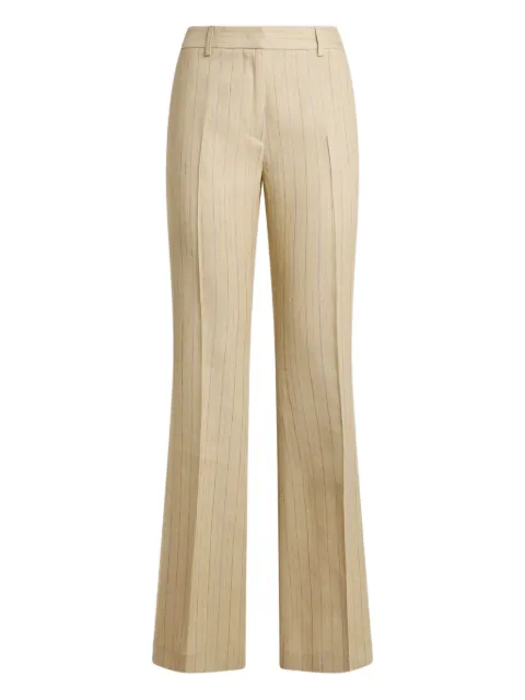 ETRO striped bootcut trousers Neutrals WREA007099TUCI3