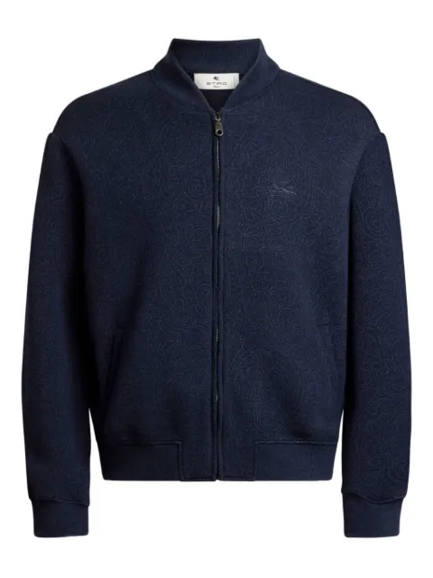 ETRO jacquard bomber jacket Blue MRBA001699JJD14