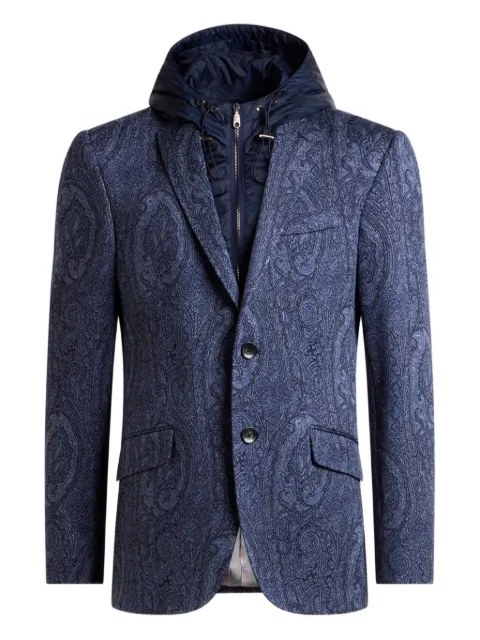 ETRO Arnica motif jacquard jacket Blue MRCB000799JJ510