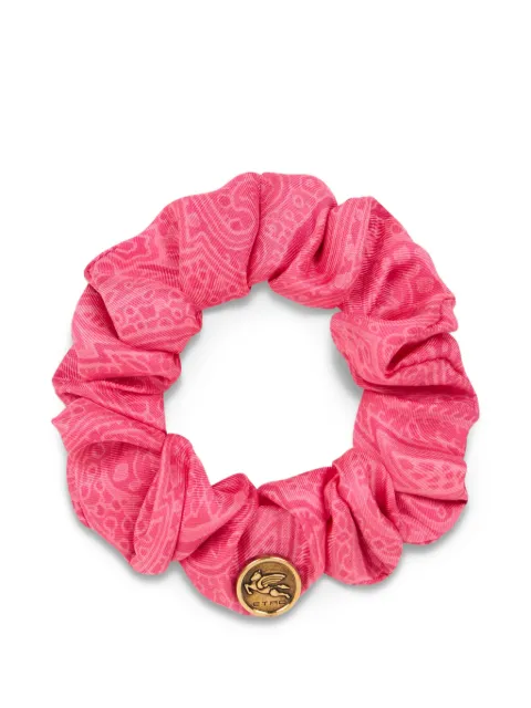 ETRO arnica silk scrunchie Pink WF6D0005AKH62