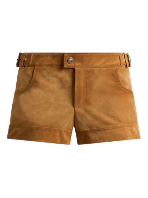 ETRO suede shorts Brown WROD0002AP409