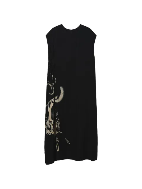 Y's print maxi dress Black YQD05226BLACKC