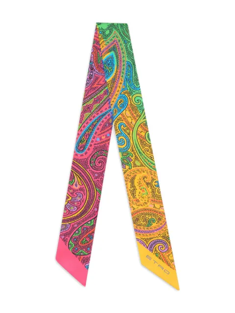 ETRO silk scarf Pink WATA0016AKE04
