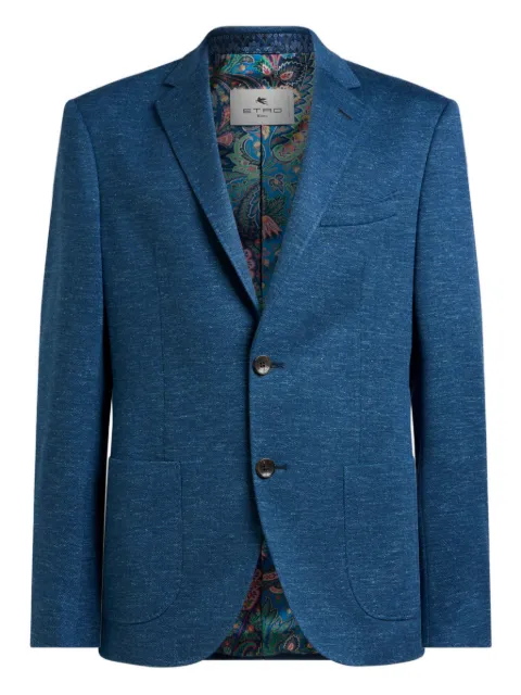 ETRO single-breasted blazer Blue MRCB000599JUB04