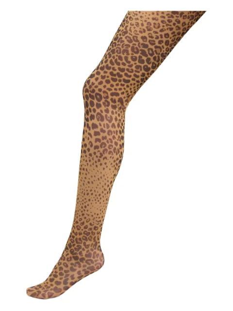 ETRO animal-patterned tights Neutrals WAVA0009AKH49